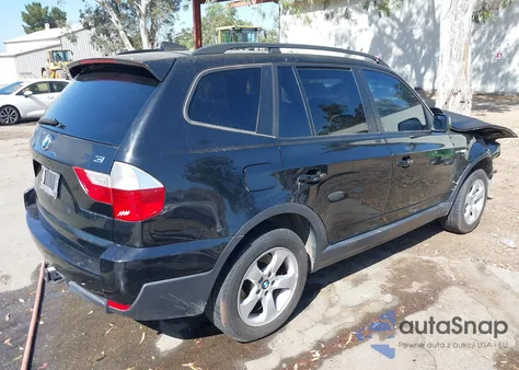2008 BMW X3 3.0Si from USA, damaged, VIN WBXPC93448WJ05063